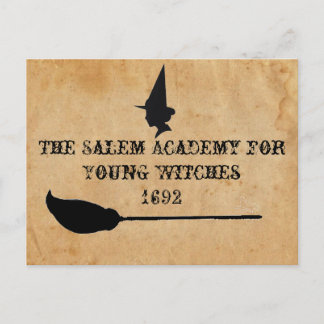 Salem Academy for Young Witches Vykort