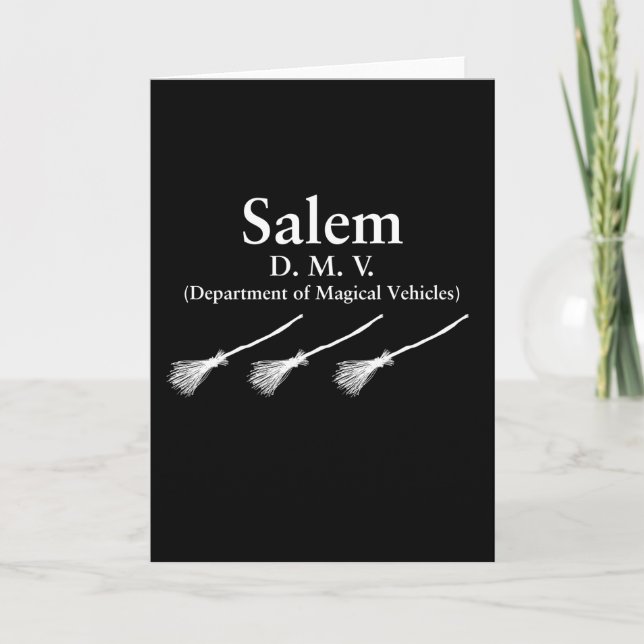 Salem avdelning av Magical fordon Kort (Framsida)