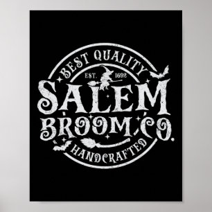 Salem Broom Company Est 1692 Halloween Roligt Witc Poster