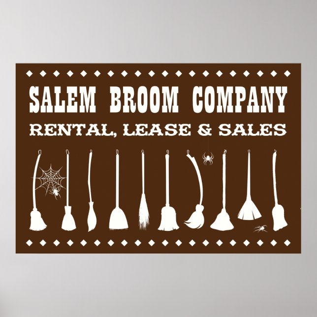 SALEM BROOM COMPANY POSTER (Framsidan)