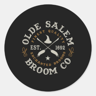 Salem Broom Company Runt Klistermärke