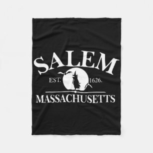 Salem City of Witches Machusetts Morsa Vintage Fleecefilt