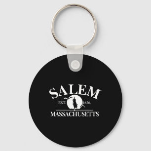 Salem City of Witches Machusetts Morsa Vintage Nyckelring