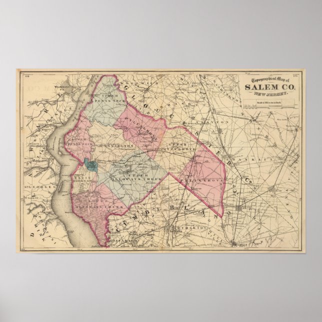 Salem County, NJ Poster (Framsidan)
