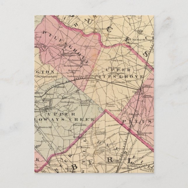 Salem County, NJ Vykort (Framsida)