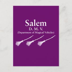 Salem Department of Magic Fordon Vykort