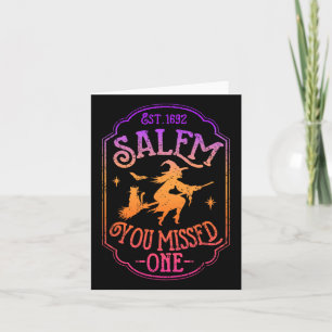 Salem du missade en halloween Feminist Witch Tria Kort