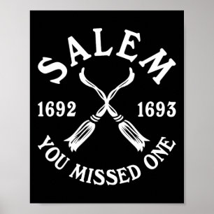 Salem du missat en Witch Trials Halloween Women Poster