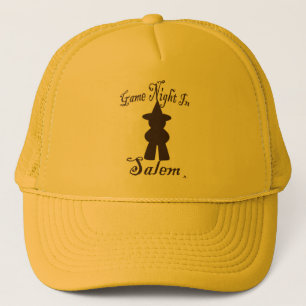 Salem Game Night Funny Travel Gamer Logotyp Keps
