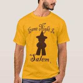 Salem Game Night Funny Travel Gaming Art T Shirt