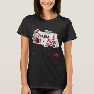 Salem Girl - Salem Boarding Pass T Shirt