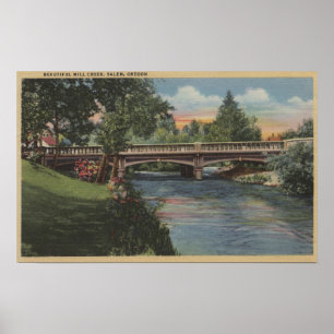 Salem härliga Oregon - mala bäck Poster