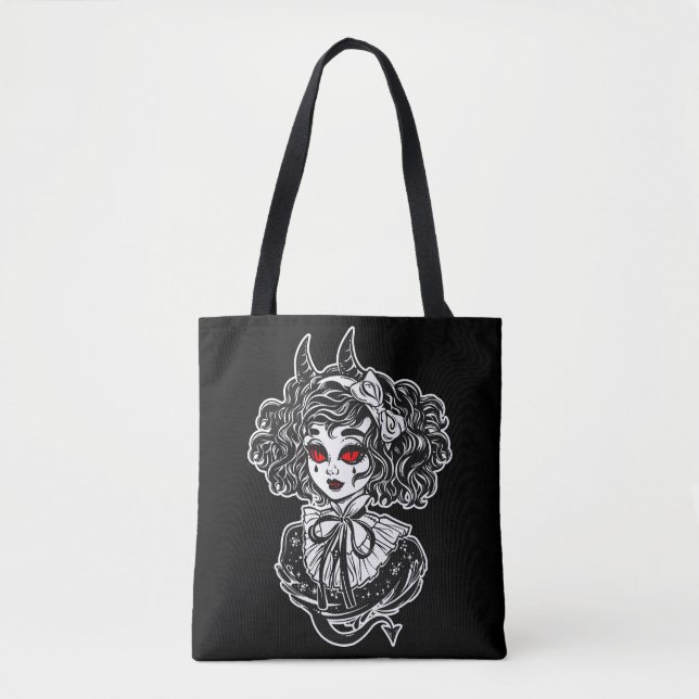 Salem-häxa Illustration Konst Tygkasse (Framsida)