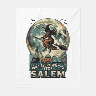 Salem häxa skjorta Vintage gravyr Skum humor D Fleecefilt
