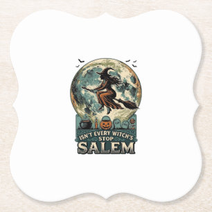 Salem häxa skjorta Vintage gravyr Skum humor D Underlägg Papper