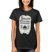 Salem Häxprocesserna Ättling Heritage T-Shirt
