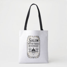 Salem Häxprocesserna Ättling Vintage Style Tote Tygkasse