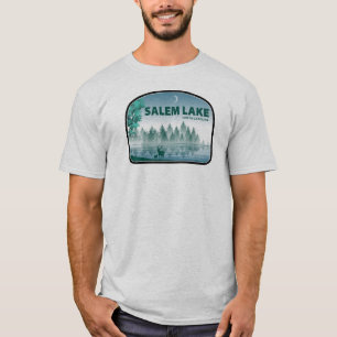 Salem Lake North Carolina Hjort T Shirt