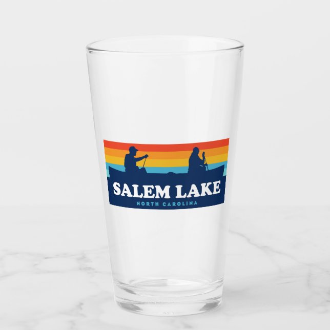 Salem Lake North Carolina Kanot Glaskopp (Framsida)