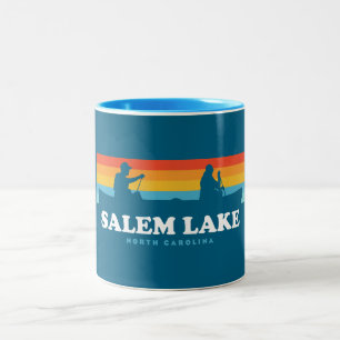 Salem Lake North Carolina Kanot Två-Tonad Mugg