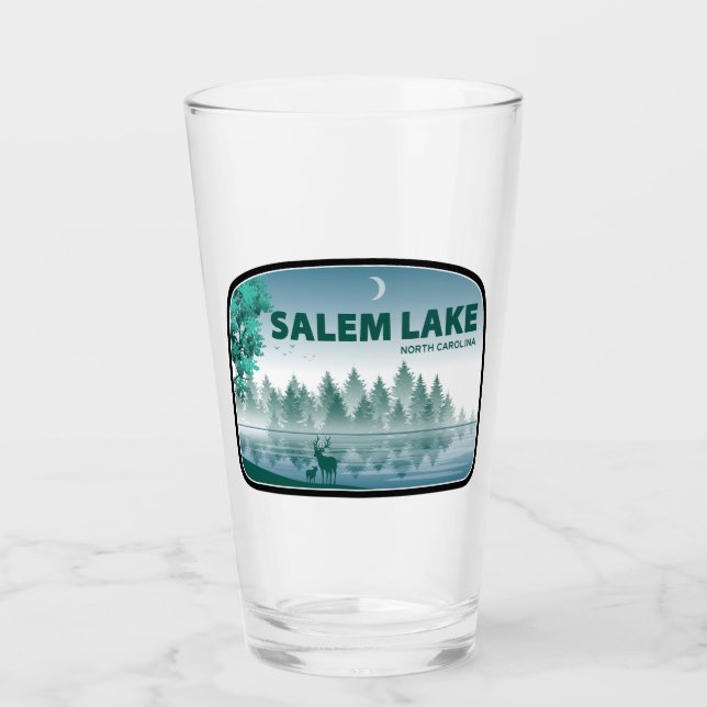 Salem Lake North Carolina rådjur Glaskopp (Framsida)