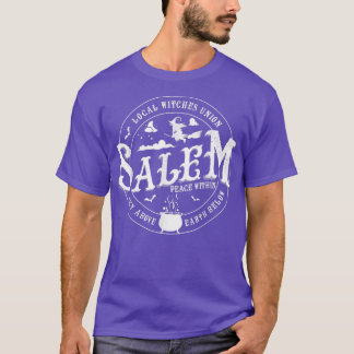 Salem Local Witches Union Himlar över jorden Est 1 T Shirt