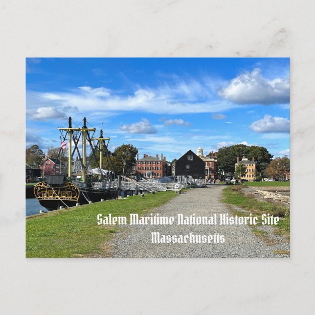 Salem Maritime National Historical Site Vykort (Framsida)