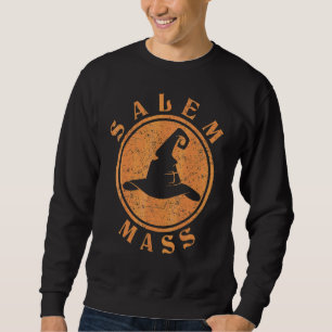Salem Mass Häxprocesser Wicca-symbol Kvinnors Hall Lång Ärmad Tröja