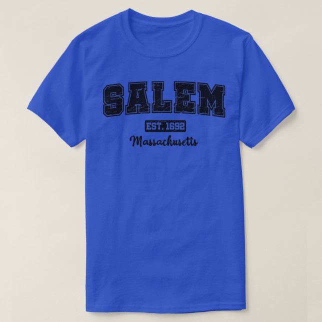 Salem Massachusetts 1692 blk T Shirt (Design framsida)