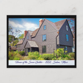 Salem, Massachusetts - House of the Seven Gables Vykort