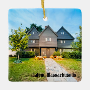 Salem Massachusetts Julgransprydnad Keramik