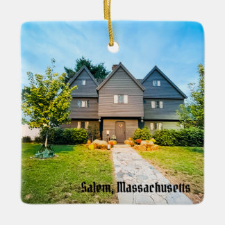 Salem Massachusetts Julgransprydnad Keramik
