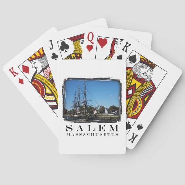 Salem Massachusetts Kortlek (Baksidan)