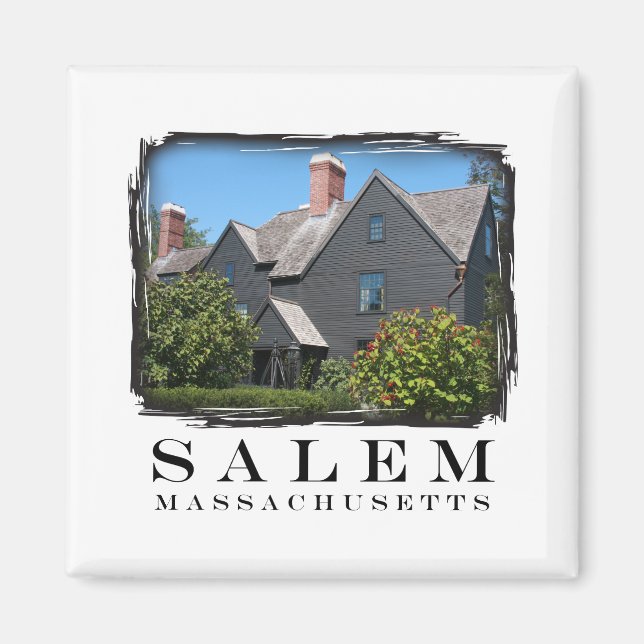 Salem, Massachusetts Magnet (Framsidan)