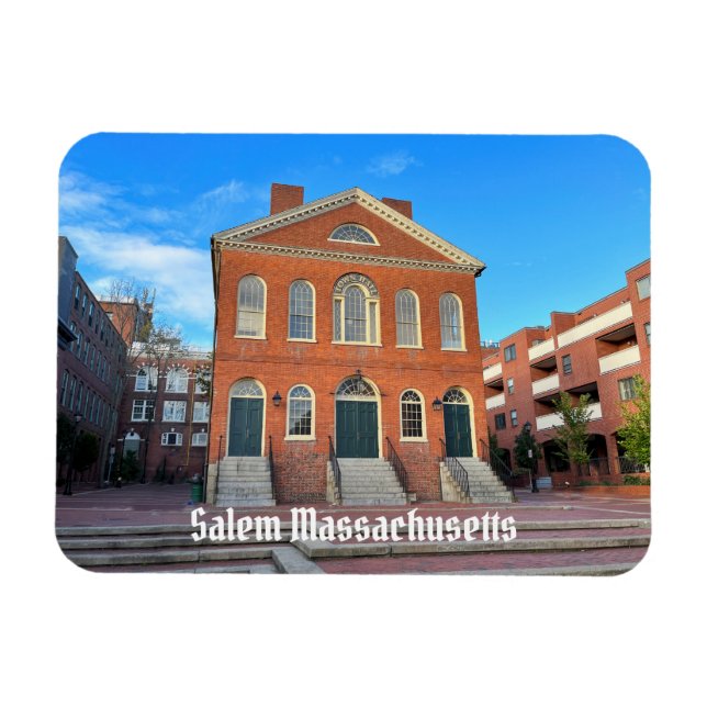 Salem Massachusetts Magnet (Horisontell)