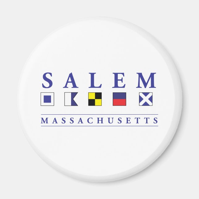 Salem, Massachusetts Magnet (Framsidan)