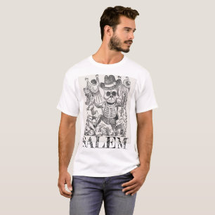 Salem Massachusetts Occult Skull Tee, Manar Tee