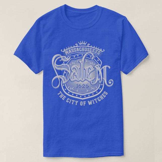 Salem Massachusetts the City of Witches T Shirt (Design framsida)