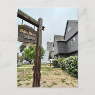 Salem, Massachusetts Witch House Postcard Vykort