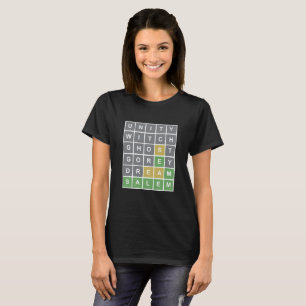 Salem Massachusetts Wordle Puzzle T Shirt