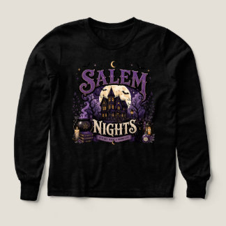 Salem Nätter Häxig Halloween Spökhus T Shirt