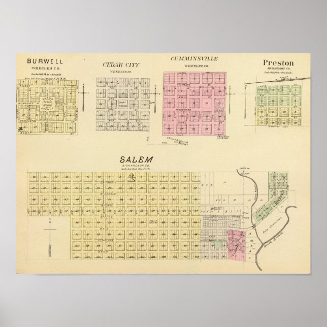 Salem, Nebraska Poster (Framsidan)