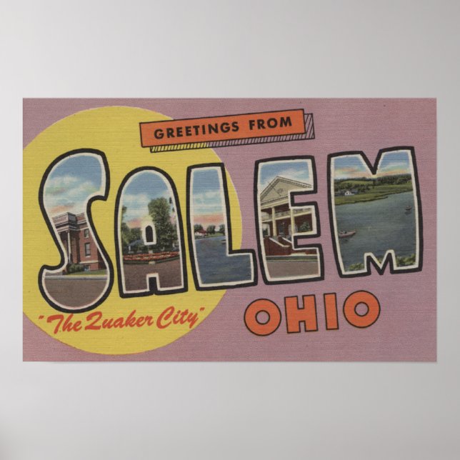 Salem, Ohio (Quaker City) Poster (Framsidan)