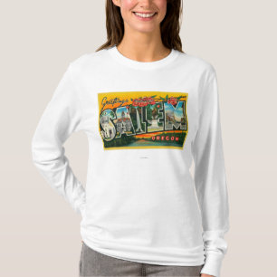 Salem OregonLarge brev ScenesSalem, ELLER T-shirt