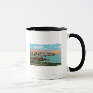 Salem pilar beskådar av en pekar och Salem Mugg