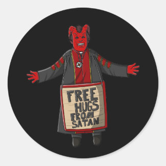 Salem Satan Runt Klistermärke