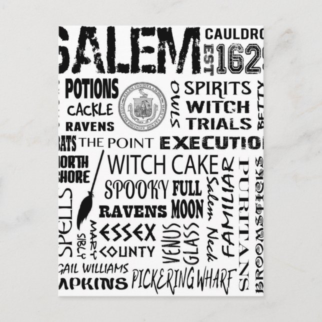 salem-square.jpg vykort (Framsida)