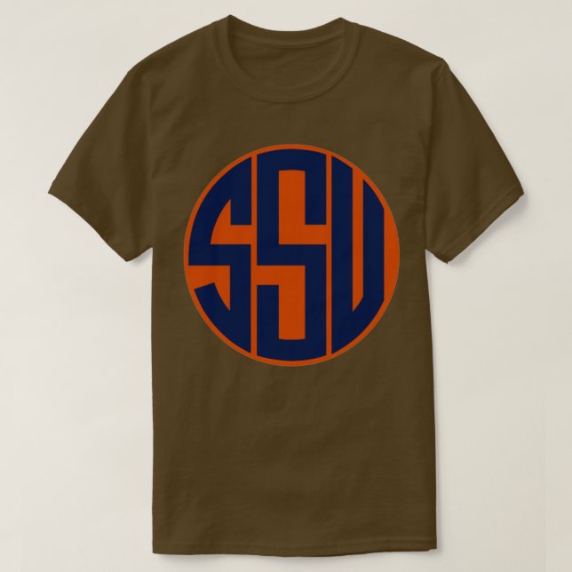 Salem State Circle Monogram T Shirt (Design framsida)