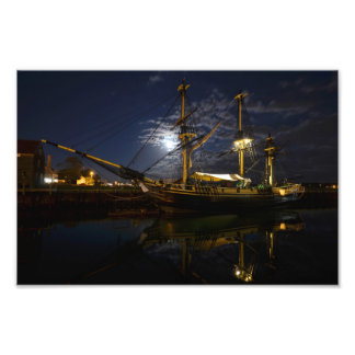 Salem Vänskap Full Moon Salem, MORSA Fototryck