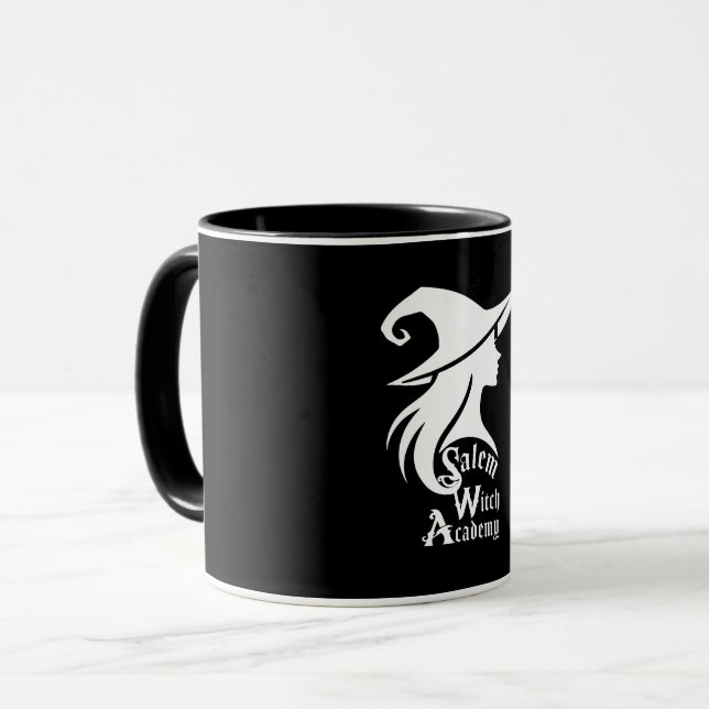 Salem Witch Academy Halloween Wicca Häxor Mugg (Framsida vänster)